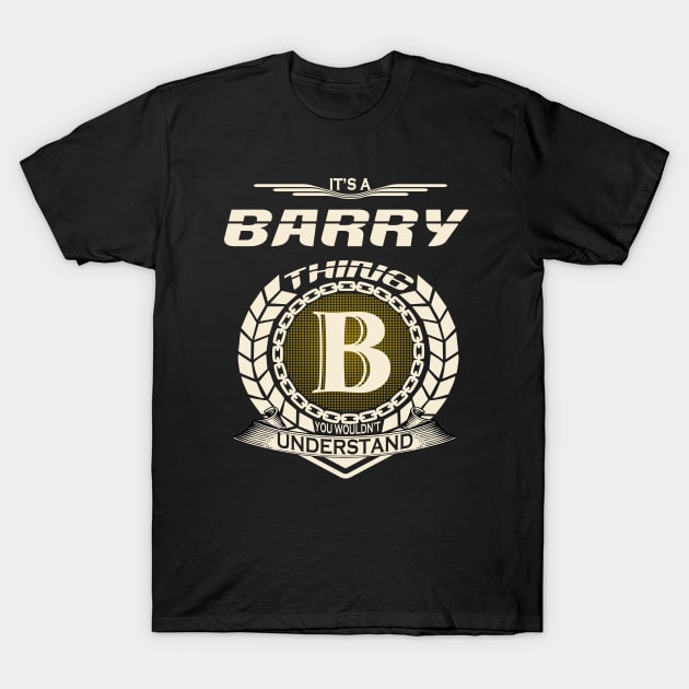 Barry T-Shirt by Ban Guns Not Books- Typography fullcolor